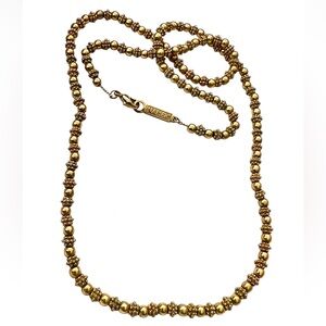 Napier Gold Sliding Beads Necklace